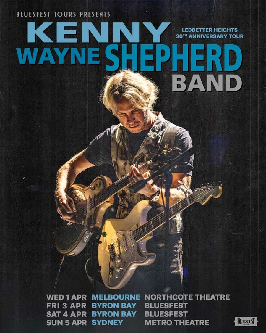 Kenny Wayne Shepherd Bluesfest Sideshows poster 2026