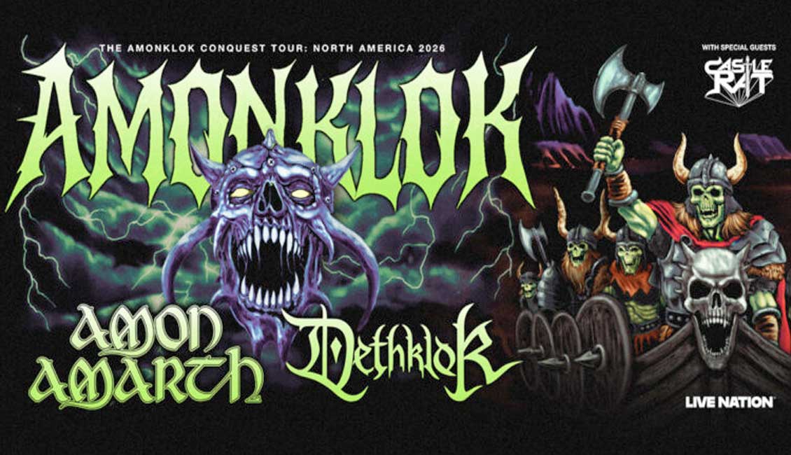 Amon Amarth and Dethklok announce 2026 co-headline tour