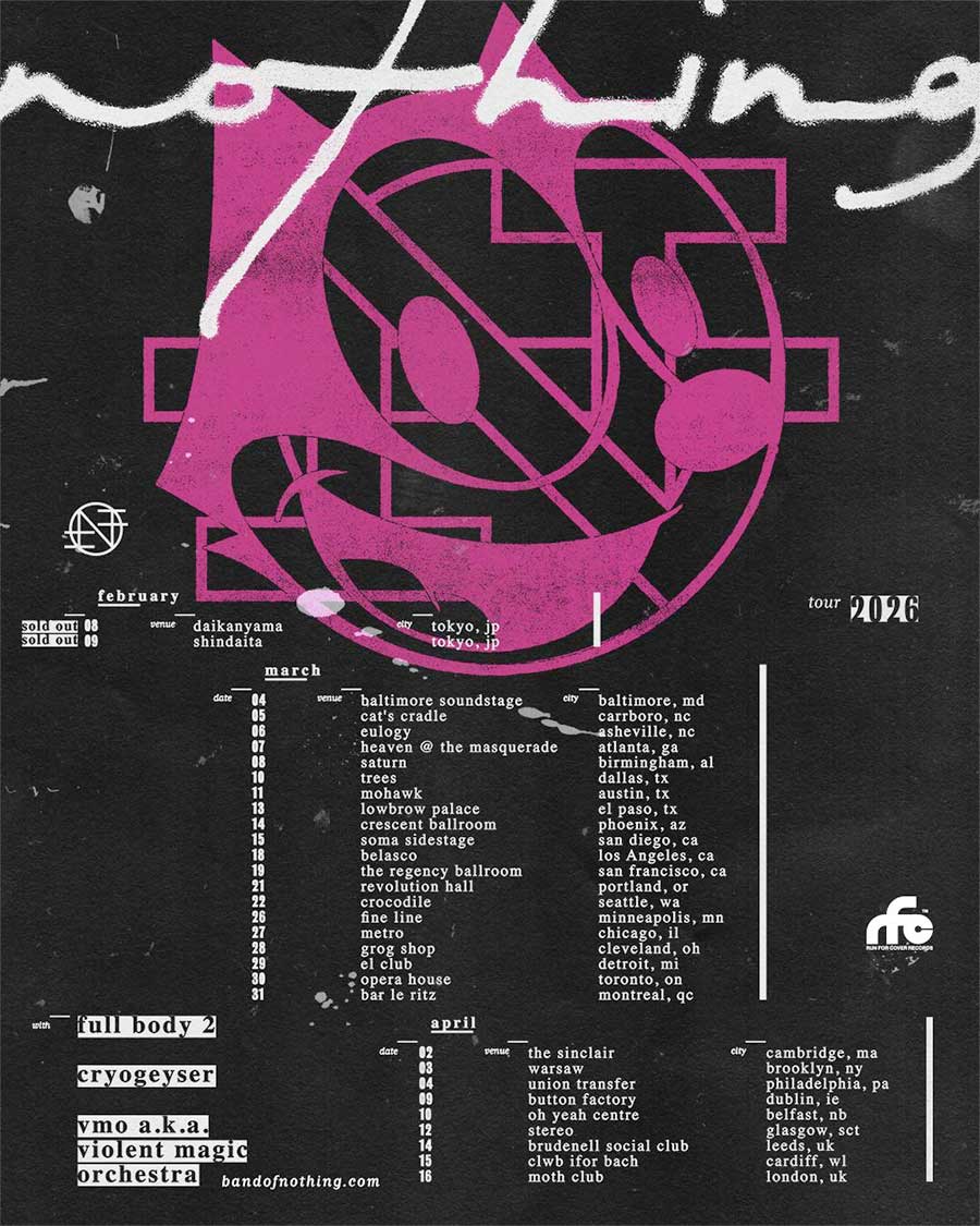 Nothing World Tour 2026 poster