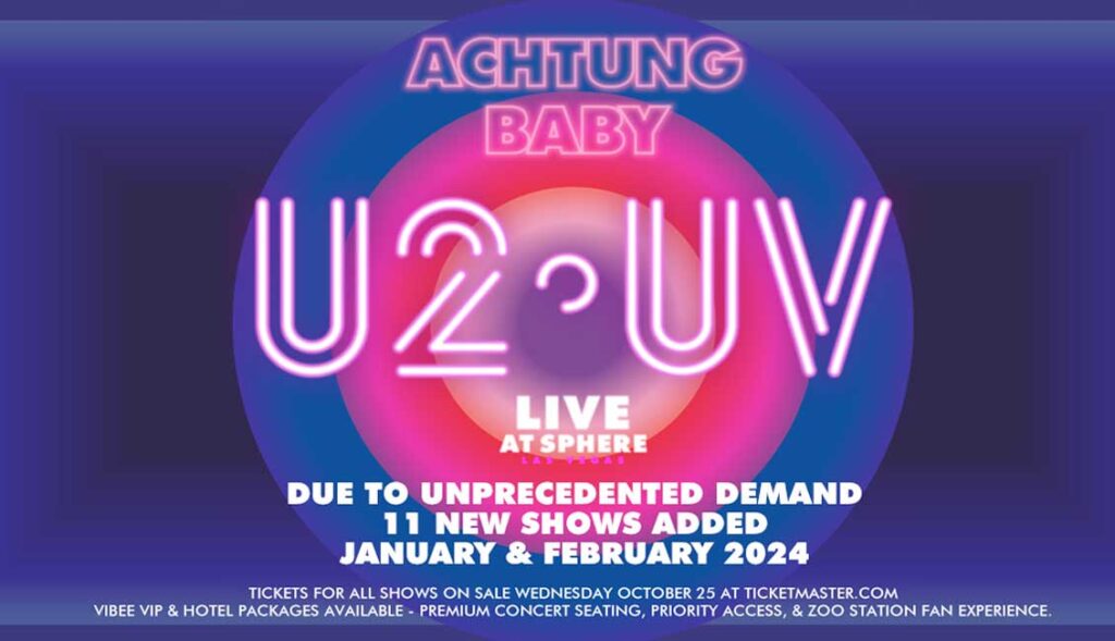 U2 Live at The Sphere Las Vegas 2024
