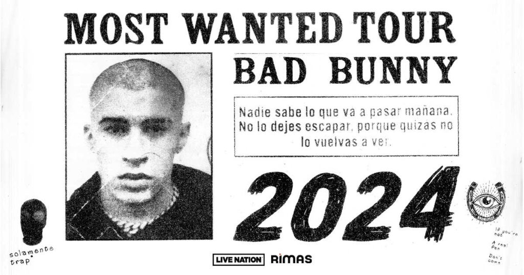Bad Bunny 2024 Most Wanted tour dates