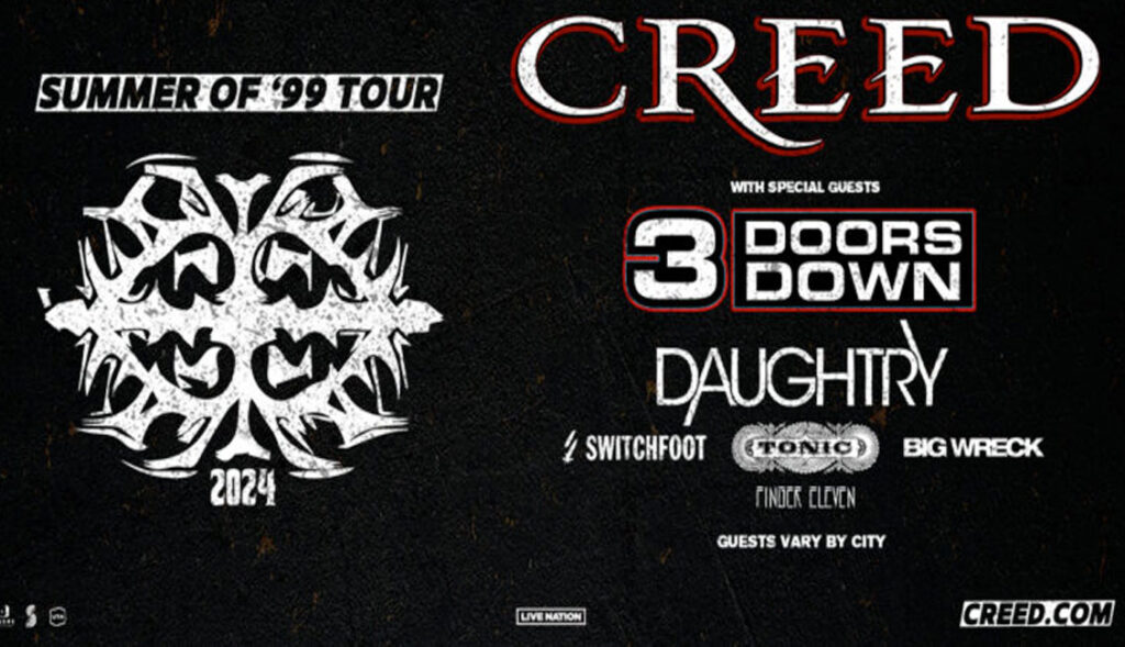 Creed announce Summer of 99 tour dates news