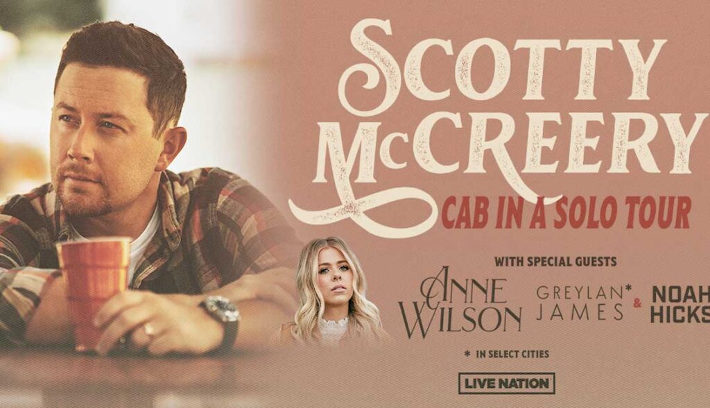 Scott Mccreery Cab in a Solo Tour 2024 news