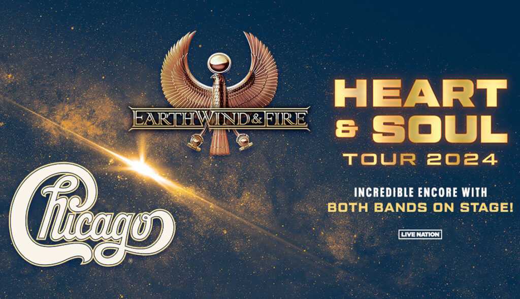 Earth Wind and Fire and Chicago 2024 US tour