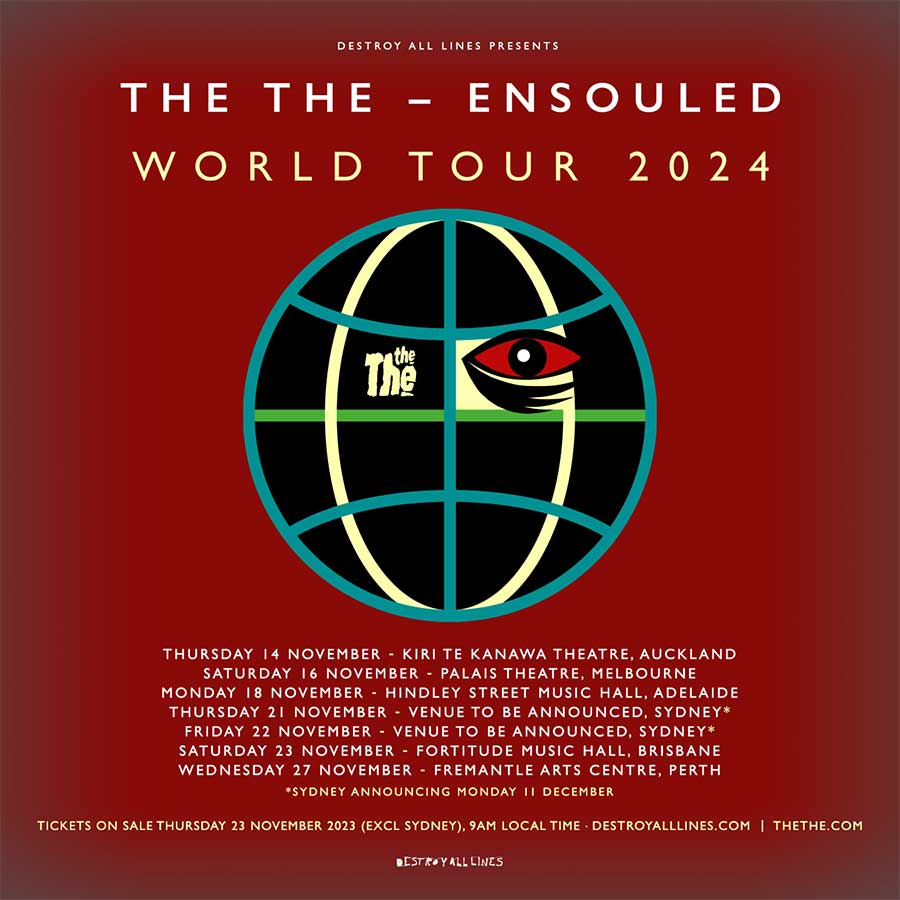 THE THE tour poster 2024