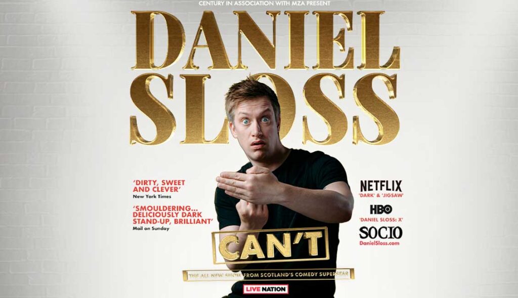 Daniel Sloss announces USA Comedy Tour 2024