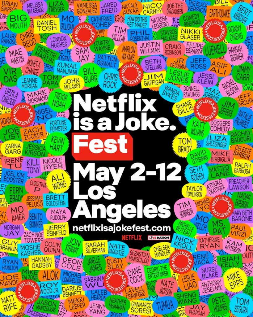 Netflix is a Joke Fest 2024 poster
