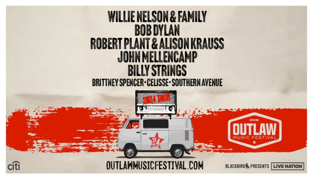 USA Outlaw Music Festival Tour 2024