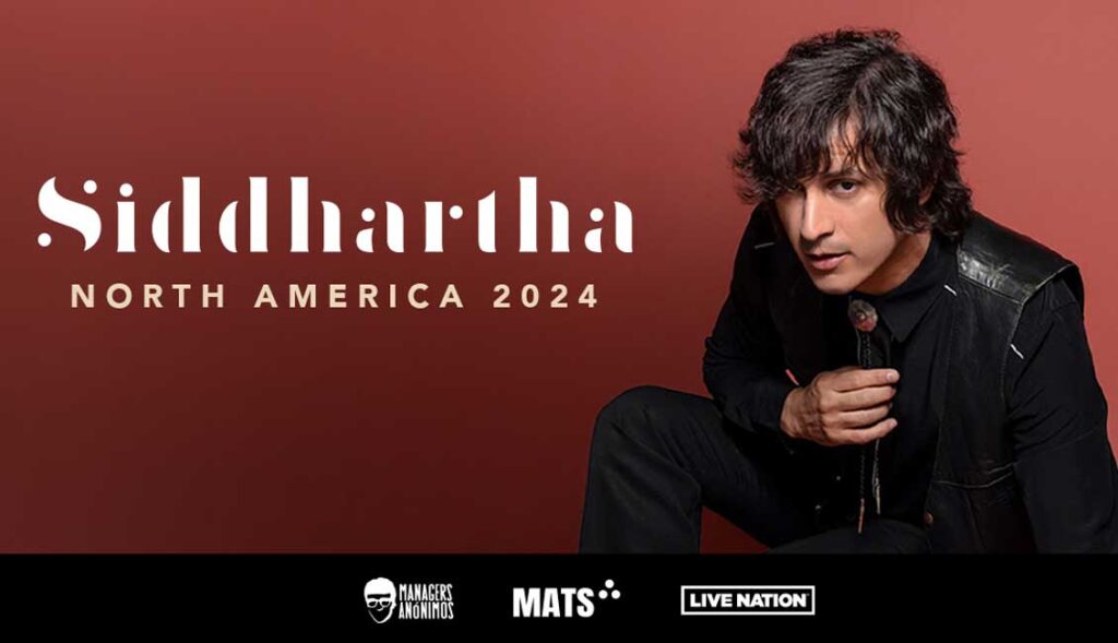 Siddhartha announces North American 2024 tour