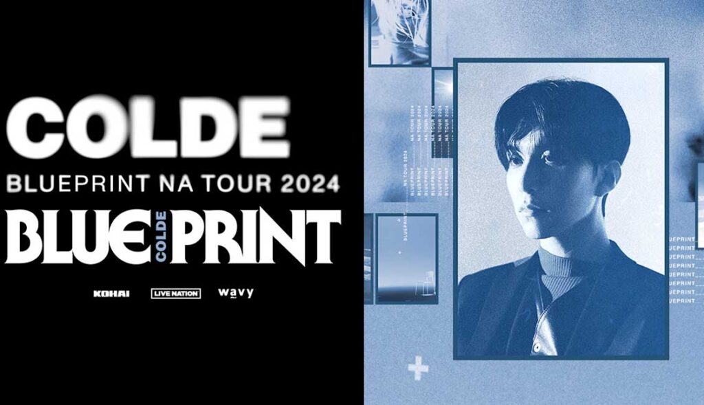 Colde announces the Blueprint USA tour 2024