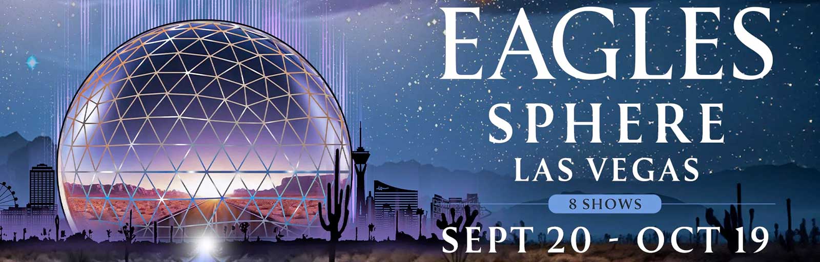 The Eagles play Las Vegas Sphere 2024