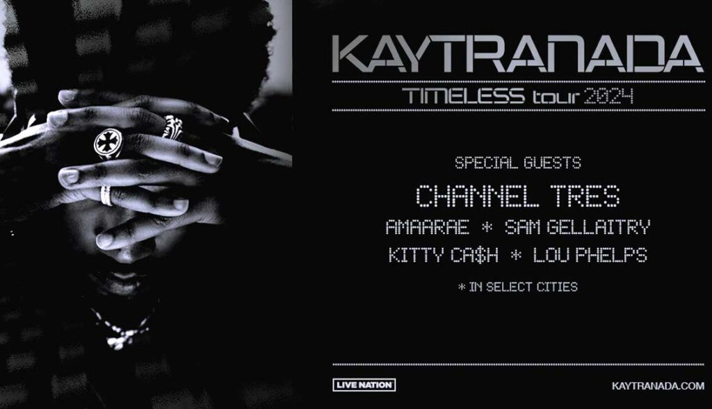 Kaytranada announces Timeless Tour 2024