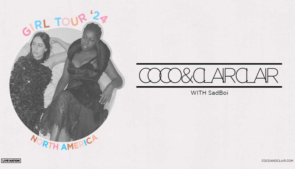 Coco and Clair Clair announce US Fall Tour 2024