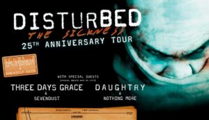 Disturbed announce US 25th The Sickness anniversary tour