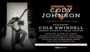 Cody Johnson announces New Zealand and Australia tour 2025