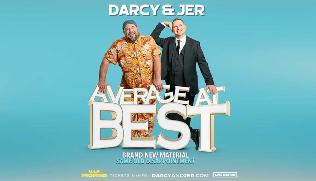 Darcy and Jer announce Average at Best tour 2025