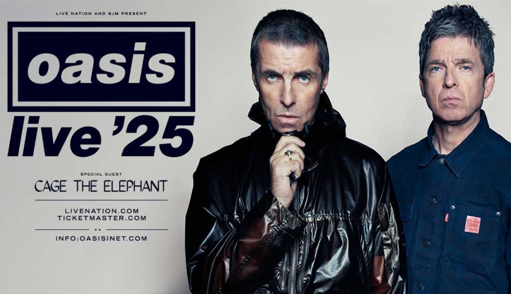 Oasis aanounce USA live dates in 2025