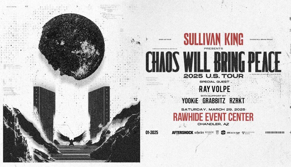 Sullivan King announces Chaos Will Bring Peace 2025 Tour