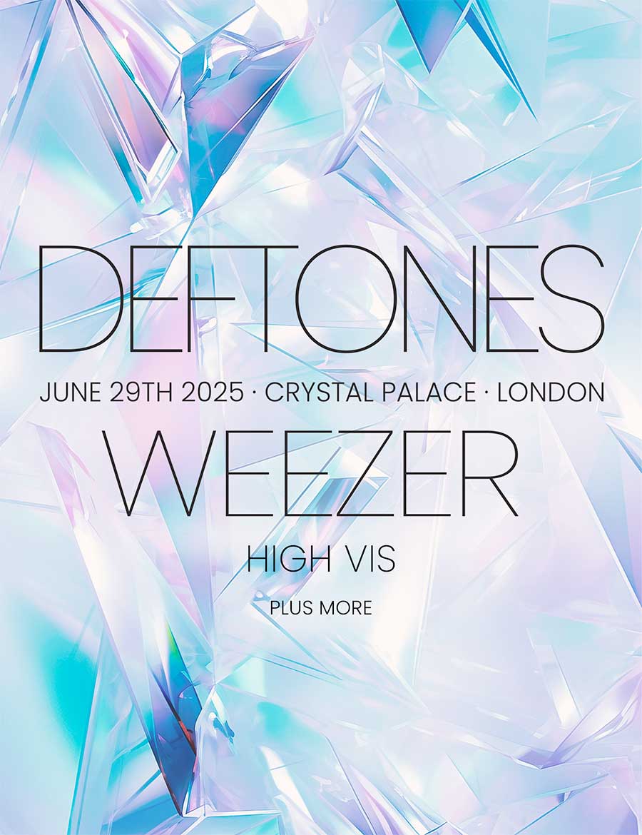 Deftones play Crystal Palace Park London 2025 poster