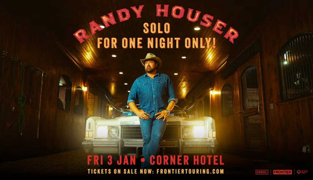 Randy Houser One Night only in Melbourne Australia 2025