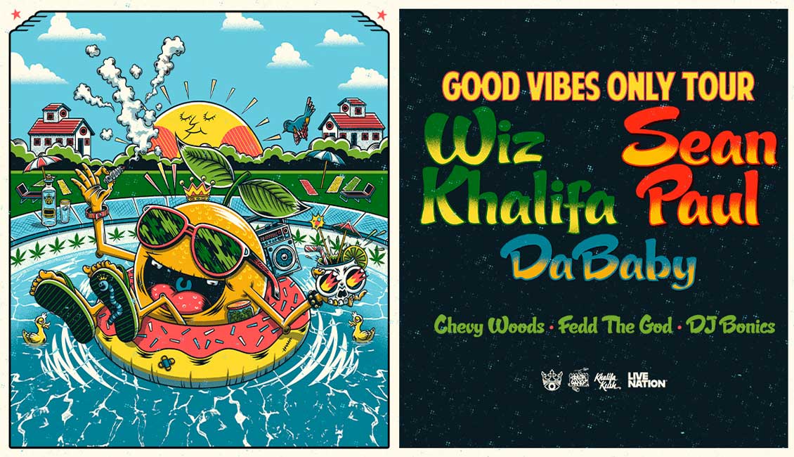 Wiz Khalifa and Sean Paul Good Vibes US Tour 2025