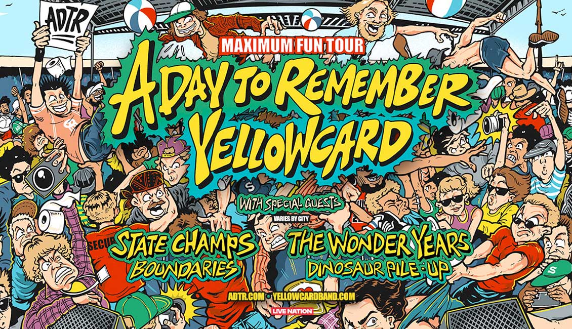 A Day to Remember and Yellowcard Maximum Fun Tour 2025