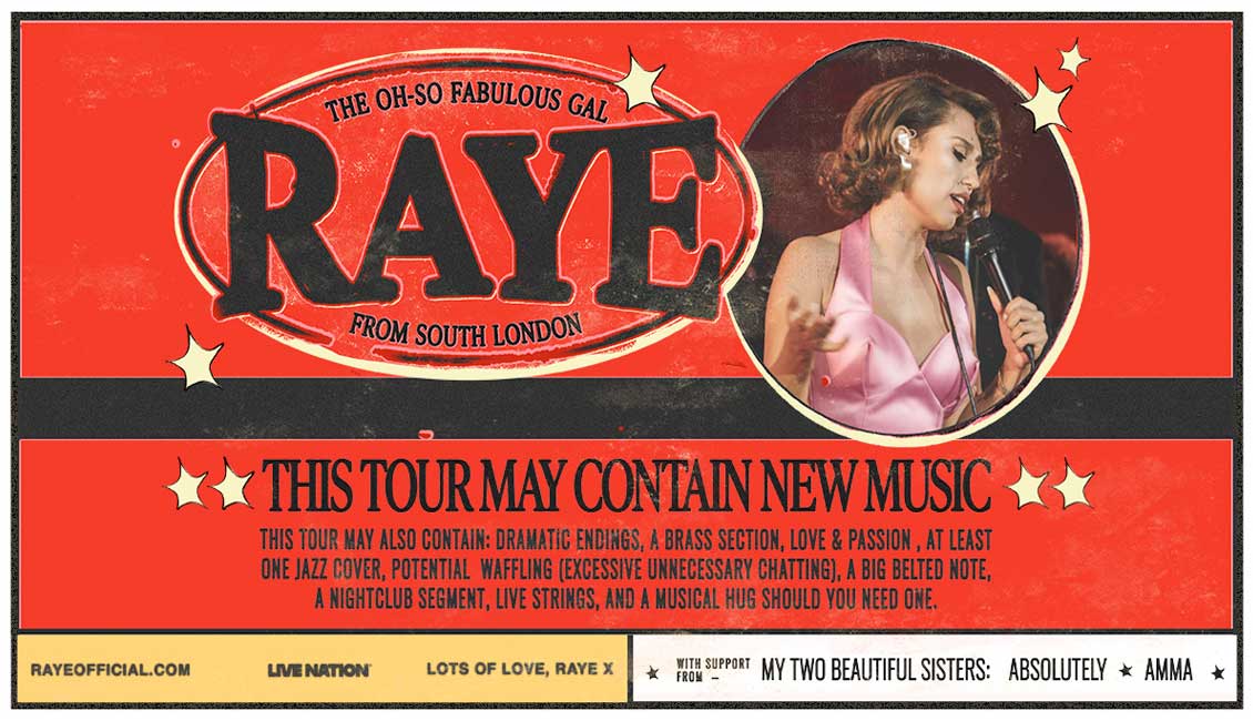Raye announces This Tour May Contain New Music tour 2026