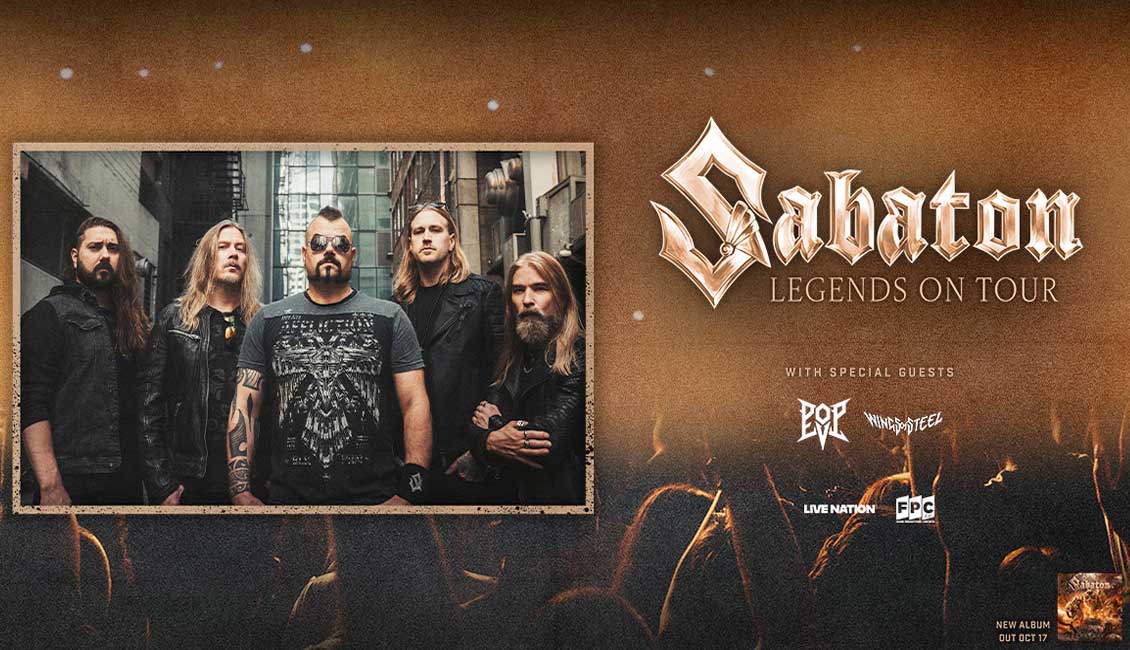 Sabaton announce massive 2026 North American Tour