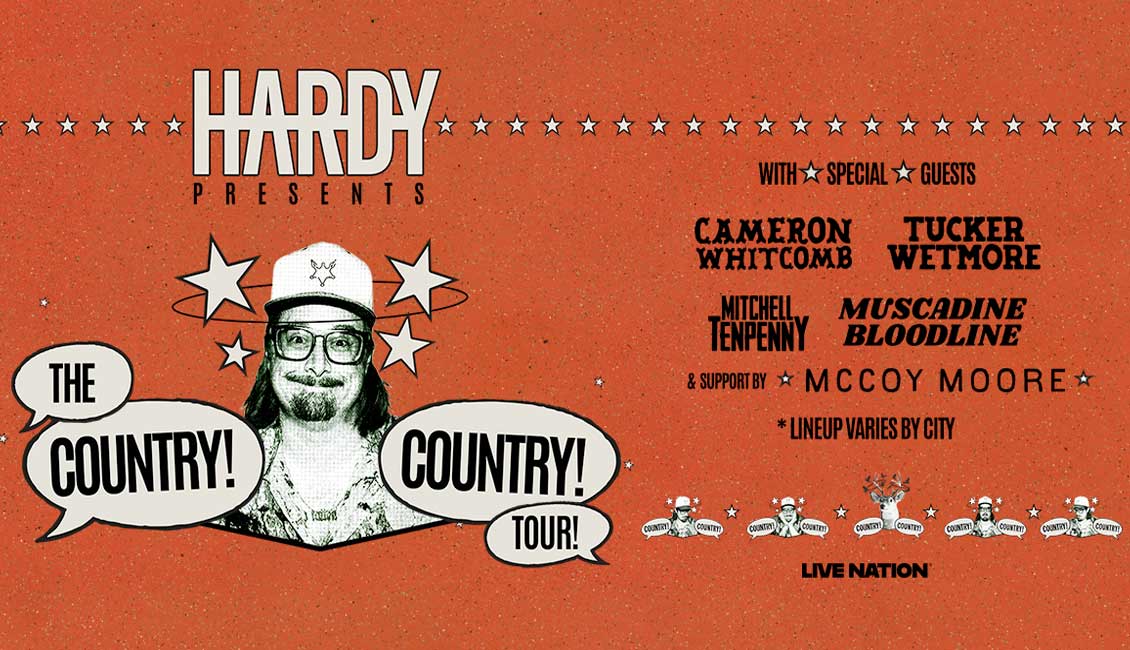Hardy announces The Country Country Tour 2026