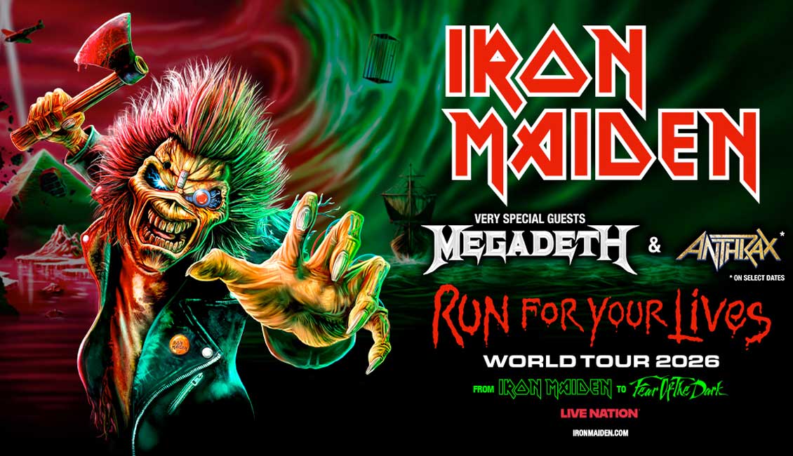 Iron Maiden Run For Your Lives North America 2026