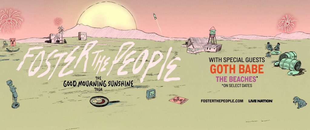 Foster The People announce The Good Morning Sunshine Tour 2026