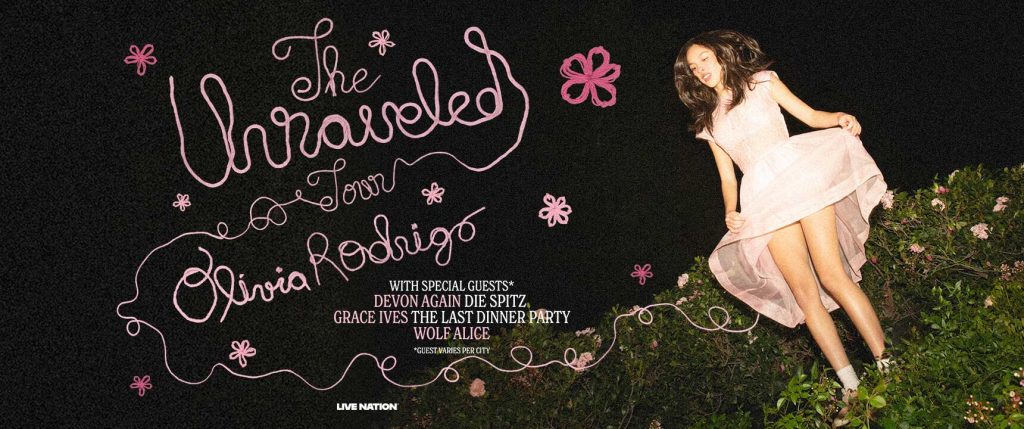 Olivia Rodrigo announces The Unraveled Tour 2026 and 2027